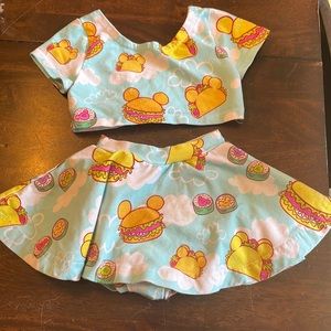 Custom 12 month Disney two piece outfit. Has that Wild Rich kids look